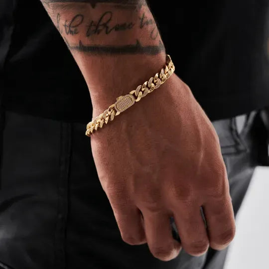 men's gold bracelet