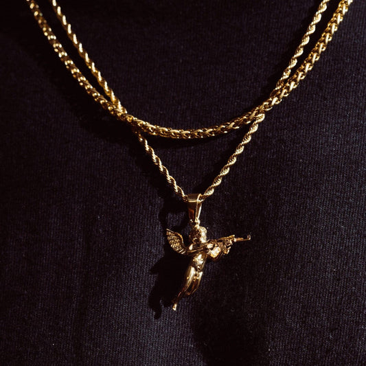 Gold Cupid's Revenge Necklace