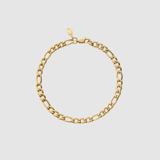 Figaro Bracelet (Gold) 5mm